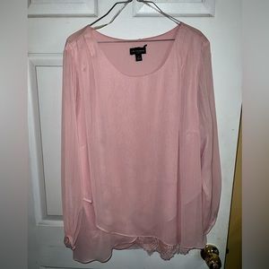 Pink Long Sleeve Top
